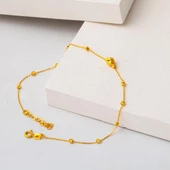 Dorika Toplu 22 Ayar Altın Halhal thumbnail 3