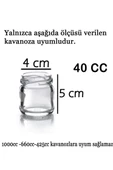 6 Adet 43mm Metal Kavanoz Kapağı Beyaz - 2