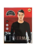 Gümüş Erkek Termal Set Alt Üst Takım İçlik - 1 Set  Siyah M - 3