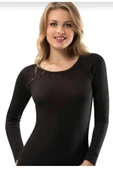 Tutku Elit Kadın Termal Üst Uzun Kol Fanila İçlik 2706 - 2 Adet  XL Siyah thumbnail 1