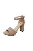 Önder 33011-22 Süet 10mm Platform Fashıon Kadın Sandalet - 4