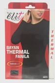 Tutku Elit Kadın Termal Üst Uzun Kol Fanila İçlik 2706 - 3 Adet  Siyah S - 2