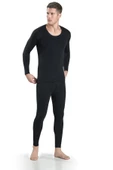 Jiber Erkek Termal Tayt Fanila İçlik Set 175/170 - 1 Set  Siyah M thumbnail 1