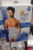 Form Angel Erkek Duble Boxer Korse 6013 - 1 Adet  Beyaz S - M thumbnail 2