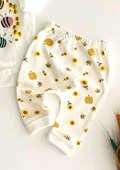 Neşeli Bebekler Arı Baskılı Raporlu Kumaş İkili Takım thumbnail 3