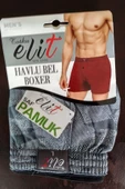 Tutku Elit Erkek Havlu Bel Desenli Boxer 1102 - 3 Adet  XL Karışık Renk - 4