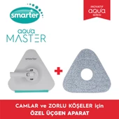 SMARTER Aqua Master Üçgen Aparat + Mop Camlar Ve Zorlu Köşeler İçin Temizlik Paspas - 1