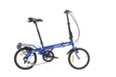 Bisan FX 3800 Nexus 3 Vites V Fren 16 Jant Katlanır Bisiklet Mavi Beyaz thumbnail 1