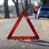 Yol Kaza Arıza İkaz Reflektörü Katlanır Fosforlu Üçgen Reflektör Lastik Değiştirme Gece Parlayan - 5