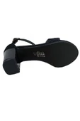 Punzoni Rüya 001 Simli Platform Topuk Fashion Kadın Sandalet - 3