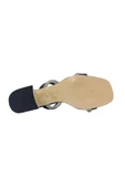 Cotcolic 01202 Taşlı Şeffaf Topuk Fashion Kadın Terlik - 3