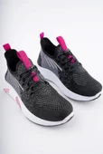 Tutinom 507-24 Triko Sneaker Kız Çocuk Ayakkabı Siyah Pembe 26-30 - 2