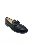 Comfort Shoes 302-24 Deri Trend Fashion Tokalı Kadın Babet - 4