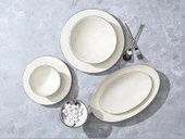 Porland Illusion Platin 27 Parça 6 Kişilik Yemek Takımı - 1
