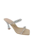 Gng 35001 Şeffaf Topuk Fashion Kadın Terlik - 1