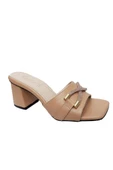 Bianca 501 Deri Trend Fashion Kadın Terlik thumbnail 7