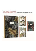 Gıpta Flora Notes A5 120 Yaprak Çizgili İplik Dikişli Sert Kapaklı Defter - 1
