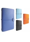 Trio Deri Kapak Defter A6 144 Yaprak Çizgili+Kareli+Normal Standart (4134) Gıpta - 1