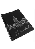 Lız 14x20 Spiralli Siyah Defter 120gr 40 Yp - 1
