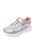 Pro Kids 2202-P Simli Deri Kız Çocuk Sneakers Ayakkabı - 4