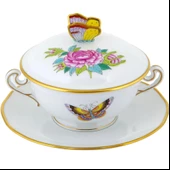 Herend Kapaklı Çorba Fincanı ve Tabağı thumbnail 1