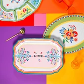 Baci Milano Mamma Mia "Love" Yazılı Tepsi 33 cm x 47 cm - 2