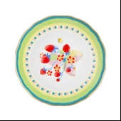 Baci Milano Mamma Mia Çilek Desenli Tabak 22 cm - 1