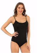 Kota Kadın İp Askılı Çıtçıtlı Body 3 Adet -6001  Siyah L thumbnail 1