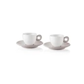 Guzzini Everyday 2'li Espresso Fincanı Boz Kahverengi 9x12,5cm - 1