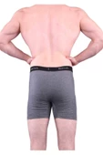 BERRAK 1059 Likralı Düğmeli Erkek Boxer 6 Adet   Füme S thumbnail 2