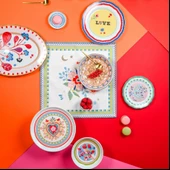 Baci Milano Mamma Mia Kuş Desenli Tatlı Tabağı 16 cm - 2