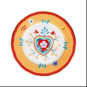 Baci Milano Mamma Mia Kalp Desenli Yemek Tabağı 28 cm - 1