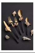 Neva bitter gold 30 prç. çatal kaşık bıçak seti N3267 - 2