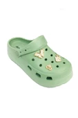 Akınal E428-24 Medical Sabo Taşlı Kadın Terlik Pastel Yeşil - 1