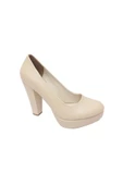 Aydemir 2042-21 Deri 30mm Platform Topuk Kadın Ayakkabı - 7