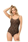 Namaldi Kadın İp Askılı Elastan Dantelli Body 2'Li Paket - 258  Siyah L - 1