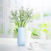 Nettenevime 3lü Set Uzun Dal Yapay Çiçek Plastik Beyaz Cipso 4Dallı 63cm thumbnail 3