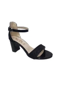 Rüya 010-1 Simli Rugan Tek Bantlı Fashion Kadın Sandalet - 1