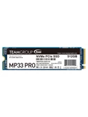 Team MP33 Pro 512GB 2400/2000MB/s NVMe PCIe Gen3x4 M.2 SSD Disk - 1
