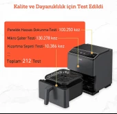 Cosori Sıcak Hava Fritözü ikili Isıtma Sistemi, 6.4 Lt Siyah (Teşhir&Outlet) - 7