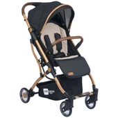 Mimma Baby Drone Kabin Bebek Arabası Gold Siyah - 1