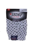 Sedef Yıldızı Erkek Desenli Penye Boxer 1012 - 3 Adet  2XL Karışık Renk thumbnail 3