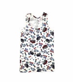 Gümüş Erkek Çocuk Likralı Desenli Atlet 3088  - 12 Adet  Karışık Renk 2 (3-4 YAŞ) thumbnail 4