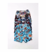 Gümüş Erkek Çocuk Likralı Emprime Desenli Boxer 3089 - 12 Adet  Karışık Renk 2 (3-4 YAŞ) - 1