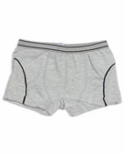 TUTKU 0133 ERKEK ÇOCUK LİKRALI BOXER 6 Adet   Gri 4 (7-8 YAŞ) thumbnail 1
