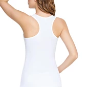 2 Adet TUTKU 0145 BAYAN ELASTAN SPOR ATLET  Beyaz L - XL thumbnail 2