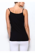 Yıldız Kadın Süper İnce İp Askılı Atlet 3'Lü Paket -2245-2246-2247  Siyah 2XL - 6