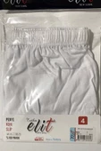 Tutku Elit Erkek Penye Slip Külot 1071 - 9 Adet  Beyaz 2XL - 5