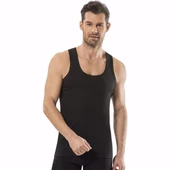 Jiber Erkek Askılı Atlet 6'lı Paket-110   Siyah M thumbnail 1