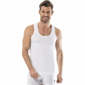 Jiber Erkek Askılı Atlet 3'lü Paket 101  Beyaz S thumbnail 1